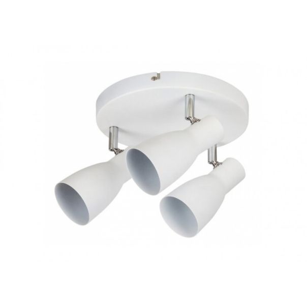 Rabalux Spot rasveta Ebony E27 3x MAX 20W bela (6028) - 6028-1-1