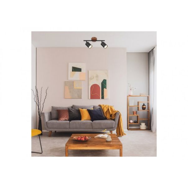 Rabalux Spot rasveta Edmund GU10 2x MAX 25W hrast (5296) - 5296