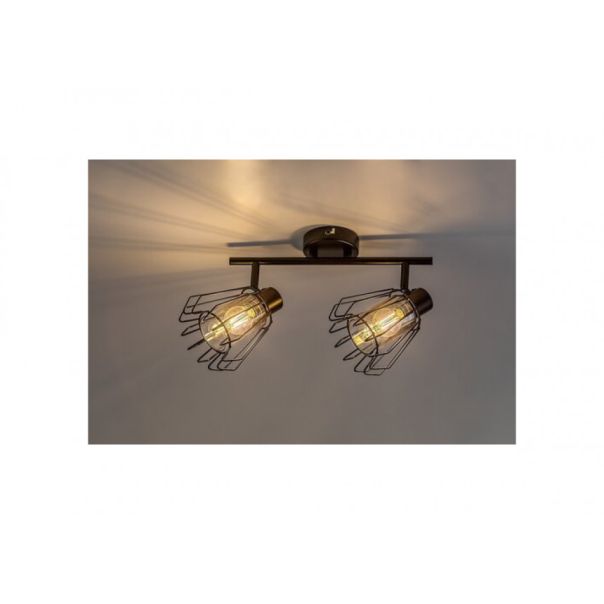 Rabalux Spot rasveta Emerencia E14 2x MAX 40W crna (73068) - RAS003242A00000