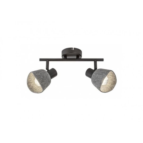 Rabalux Spot rasveta Farelia E14 2X MAX 10W crna (73006) - RAS003225A00000