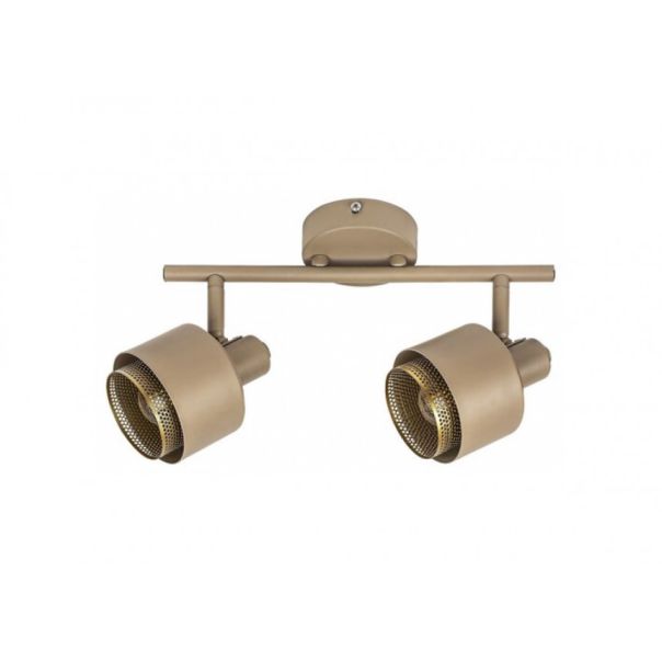 Rabalux Spot rasveta Fedora E14 2x MAX 40W svetlo braon (3548) - 3548-1