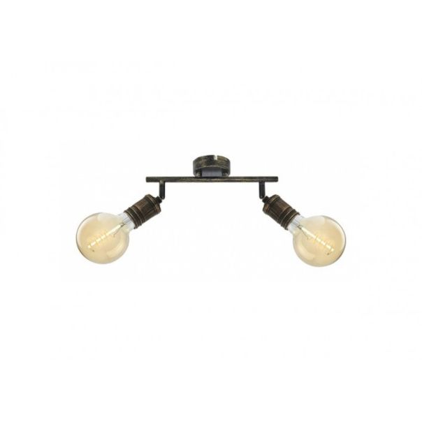 Rabalux Spot rasveta Fidel E27 2x MAX 25W antično zlato (3215) - 3215