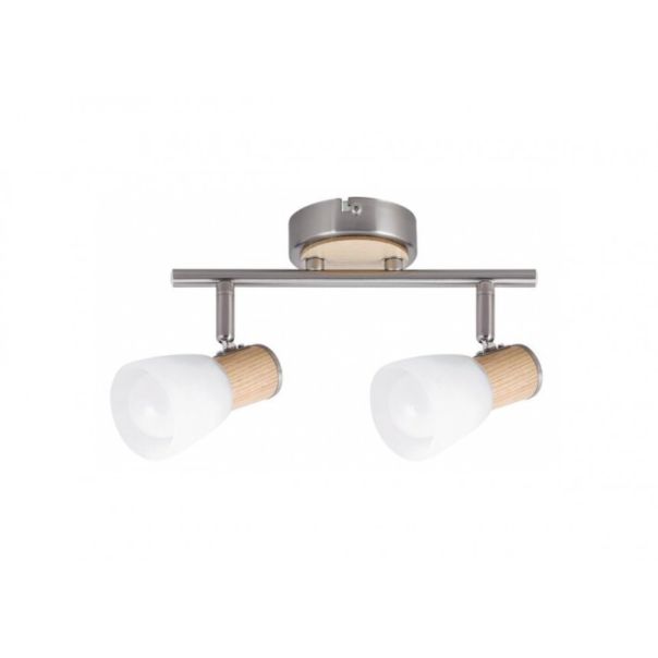 Rabalux Spot rasveta Gavin E14 2x MAX 40W brušeni hrom (6487) - 6487