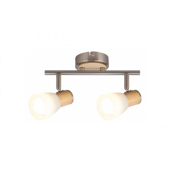 Rabalux Spot rasveta Gavin E14 2x MAX 40W brušeni hrom (6487) - 6487