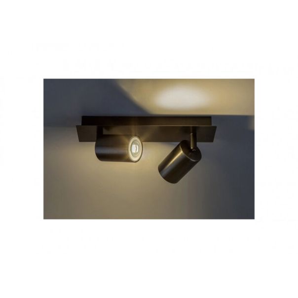 Rabalux Spot rasveta Gerhard GU10 2x MAX 15W topovsko siva (73072) - RAS003246A00000