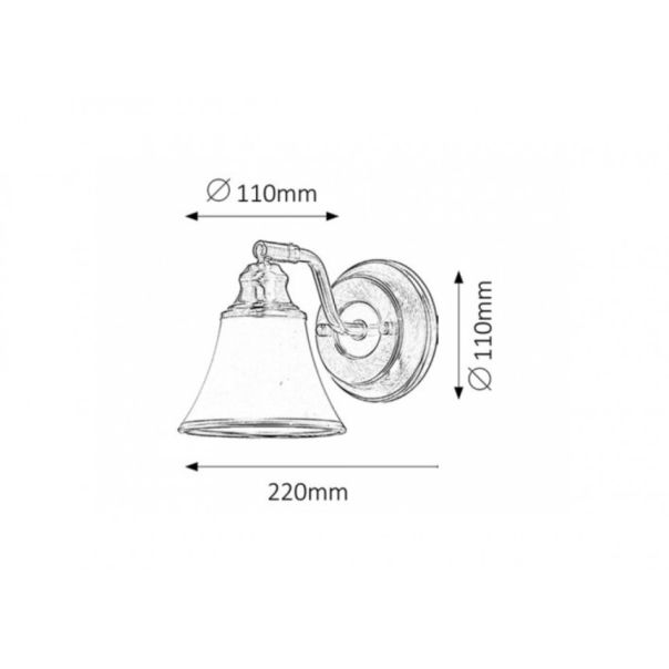 Rabalux Spot rasveta Grando E14 R50 1x MAX 40W bronzana (6545) - 6545