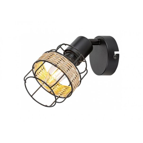 Rabalux Spot rasveta Indiana E14 1x MAX 25W crna (5281) - 5281