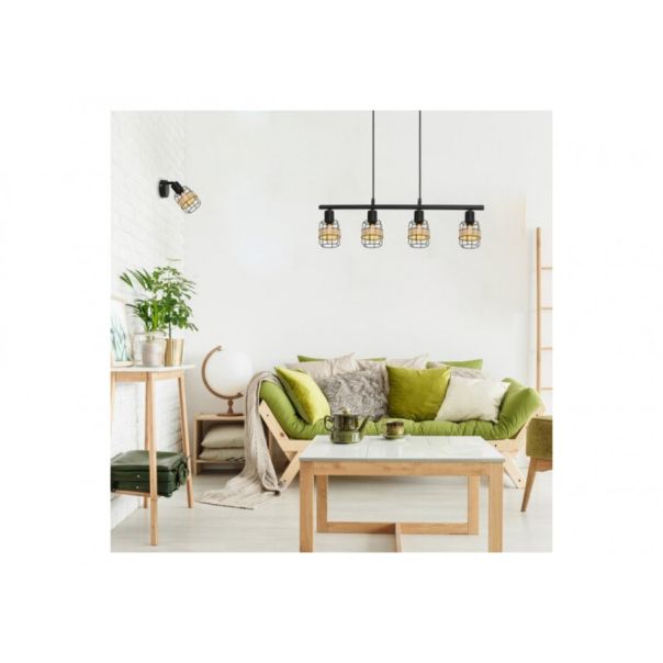 Rabalux Spot rasveta Indiana E14 1x MAX 25W crna (5281) - 5281