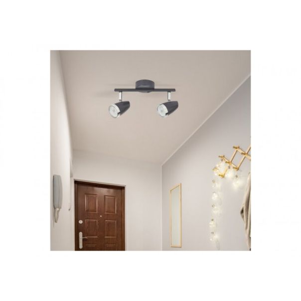 Rabalux Spot rasveta Karen LED 2x 4W antracit siva (6513) - 6513-1