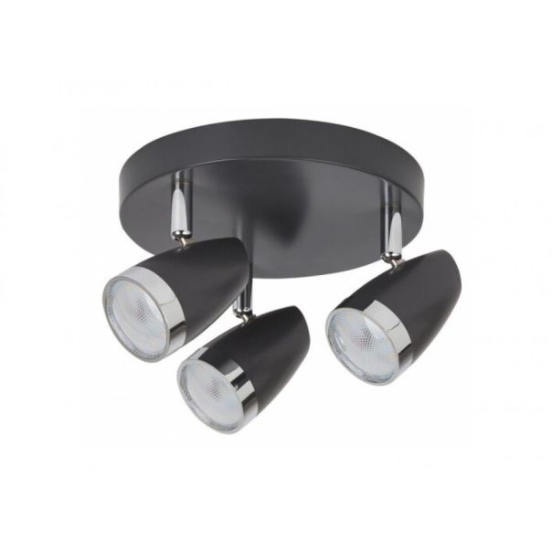 Rabalux Spot rasveta Karen LED 3x 4W antracit siva (6514) - 6514-1