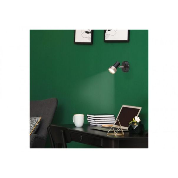 Rabalux Spot rasveta Konrad GU10 1x MAX 50W mat crno (73011) - 73011