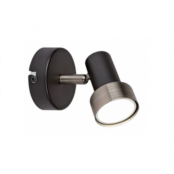 Rabalux Spot rasveta Konrad GU10 1x MAX 50W mat crno (73011) - 73011