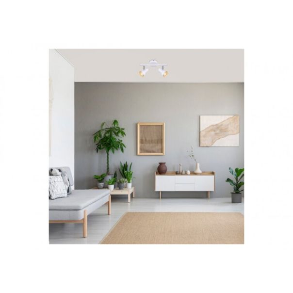 Rabalux Spot rasveta Konrad GU10 2x MAX 50W bela (5355) - 5355