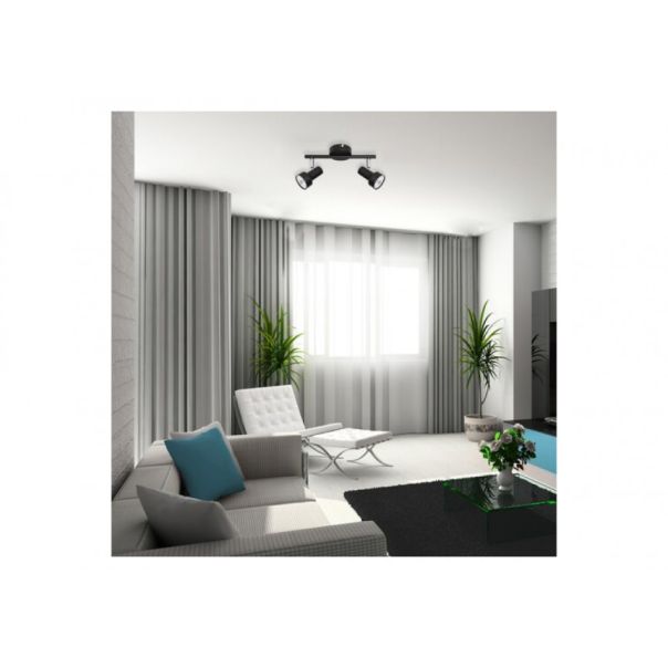 Rabalux Spot rasveta Konrad GU10 2x MAX 50W crna (5323) - 5323