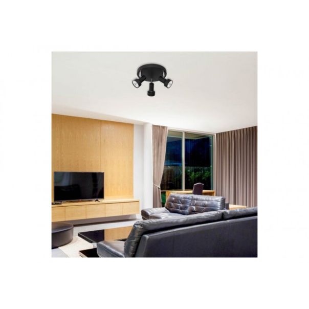 Rabalux Spot rasveta Konrad GU10 3x MAX 50W crna (5324) - 5324