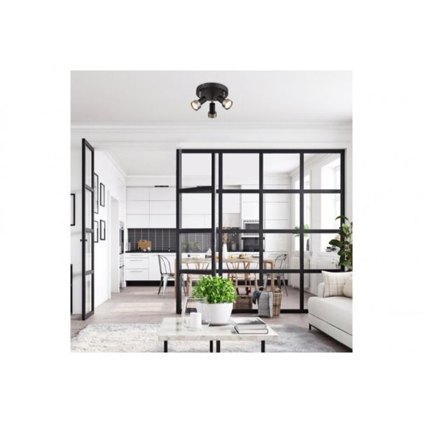 Rabalux Spot rasveta Konrad GU10 3x MAX 50W mat crno (73013) - 73013