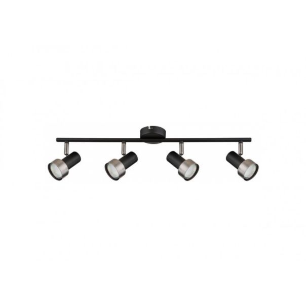 Rabalux Spot rasveta Konrad GU10 4x MAX 50W mat crno (73014) - 73014