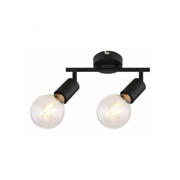 Rabalux Spot rasveta Lamar E27 2x MAX 40W mat crno (3987) - 3987