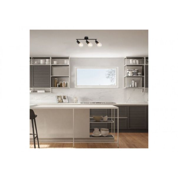 Rabalux Spot rasveta Lamar E27 3x MAX 40W mat crno (3988) - 3988