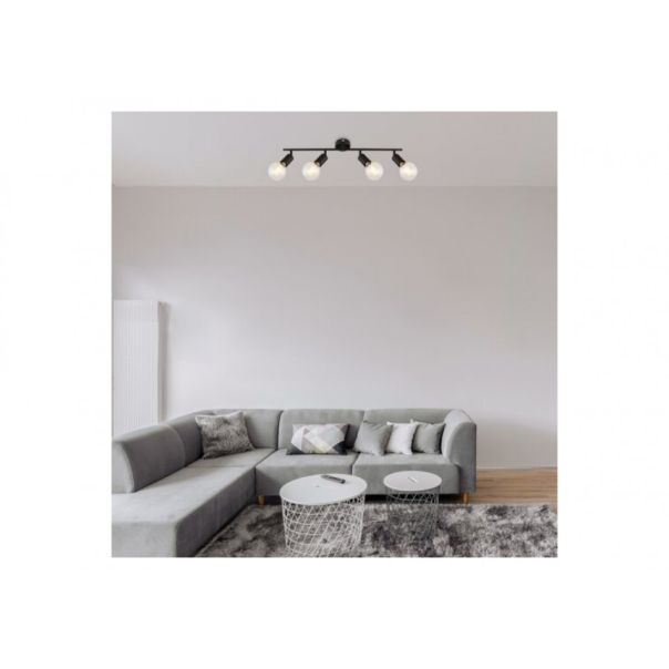 Rabalux Spot rasveta Lamar E27 4x MAX 40W mat crno (3989) - 3989