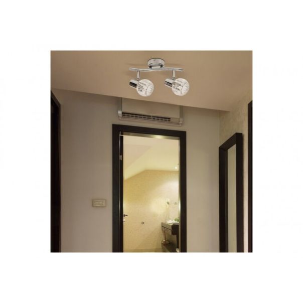 Rabalux Spot rasveta Lauren E14 2x MAX 40W hrom (6092) - 6092-1