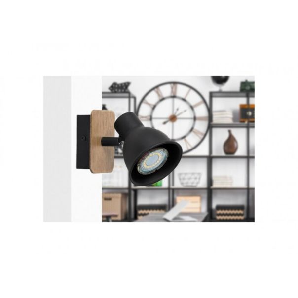 Rabalux Spot rasveta Mac GU10 1x MAX 15W crna (5902) - 5902