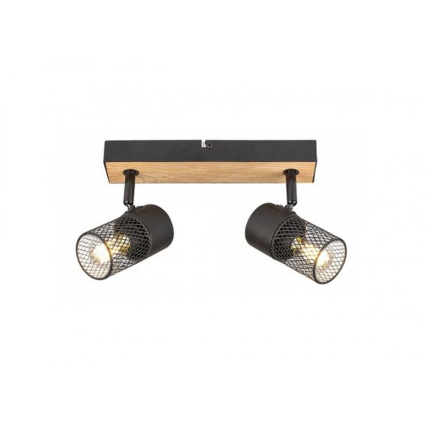 Rabalux Spot rasveta Metta E14 2x MAX 40W hrast (71152) - RAS002886A00000