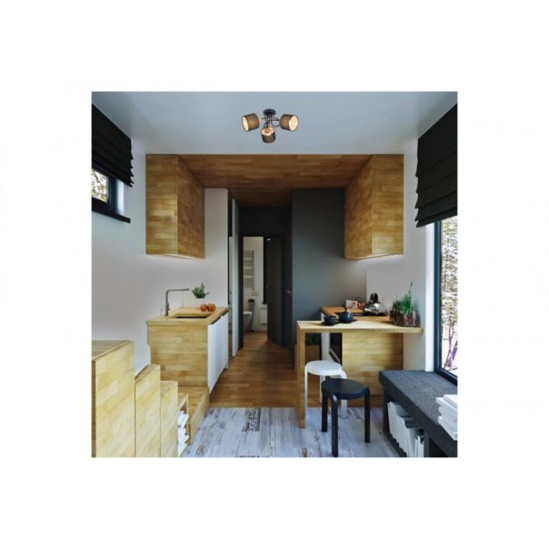 Rabalux Spot rasveta Miguel E14 3x MAX 40W hrast (3246) - 3246