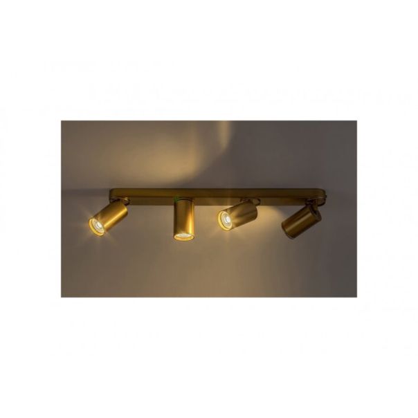 Rabalux Spot rasveta Mirina GU10 4X MAX 5W zlatna (73078) - RAS003252A00000