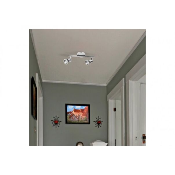 Rabalux Spot rasveta Norton GU10 2x MAX 50W hrom (6046) - 6046