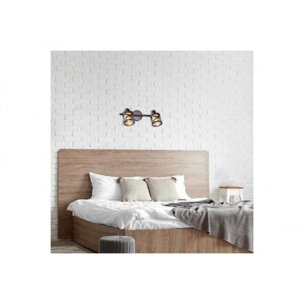 Rabalux Spot rasveta Oberon E14 2x MAX 40W braon (5336) - 5336