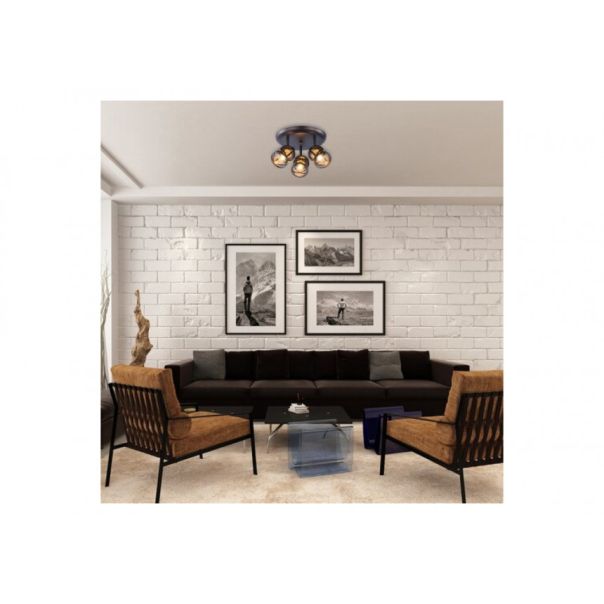 Rabalux Spot rasveta Oberon E14 3x MAX 40W braon (5337) - 5337