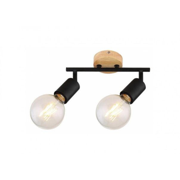 Rabalux Spot rasveta Pablo E27 2x MAX 40W mat crno (3977) - 3977