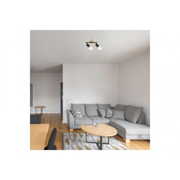 Rabalux Spot rasveta Pablo E27 2x MAX 40W mat crno (3977) - 3977