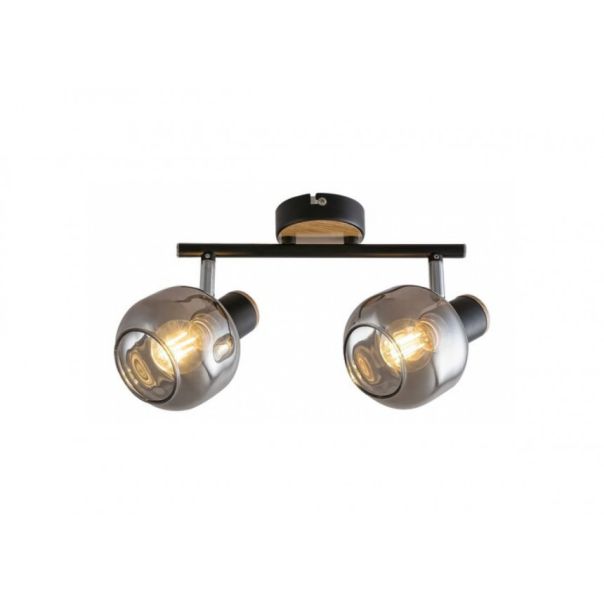 Rabalux Spot rasveta Salazar E14 2x MAX 40W hrast (5398) - 5398