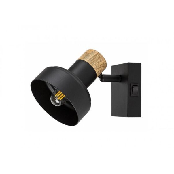 Rabalux Spot rasveta Saskia E14 1x MAX 15W crna (73055) - RAS003233A00000