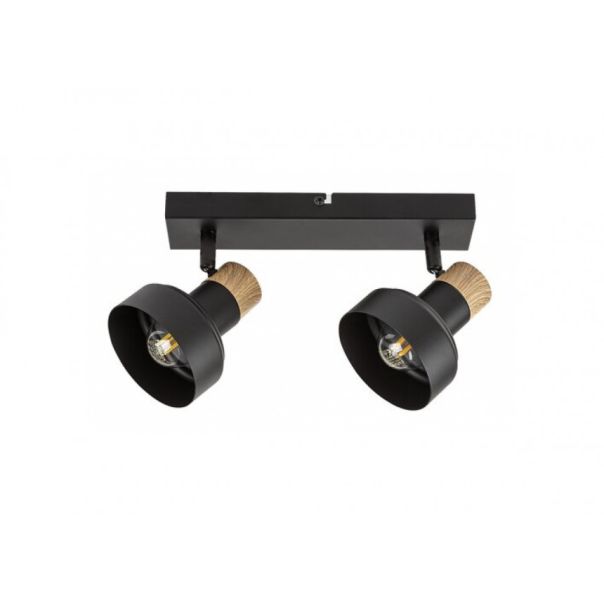 Rabalux Spot rasveta Saskia E14 2x MAX 15W crna (73056) - RAS003234A00000