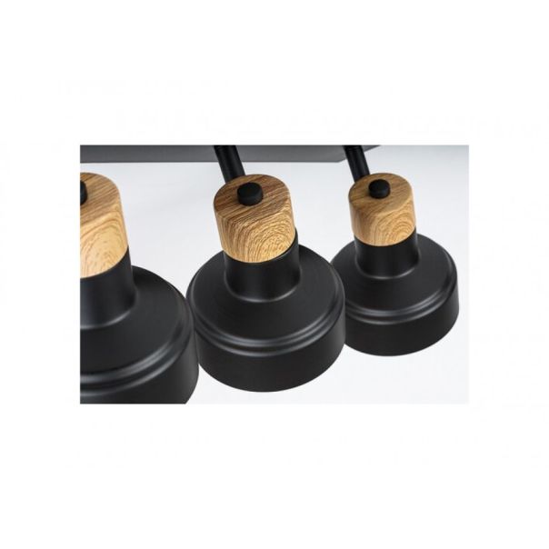 Rabalux Spot rasveta Saskia E14 3x MAX 15W crna (73057) - RAS003235A00000