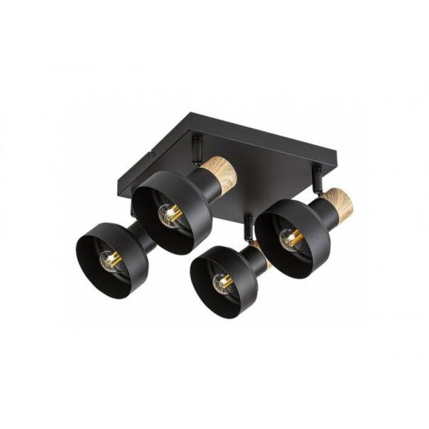Rabalux Spot rasveta Saskia E14 4x MAX 15W crna (73058) - RAS003236A00000