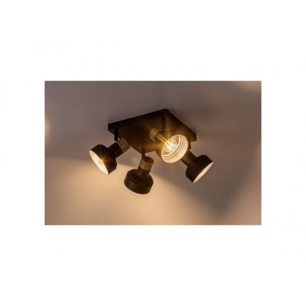 Rabalux Spot rasveta Saskia E14 4x MAX 15W crna (73058) - RAS003236A00000