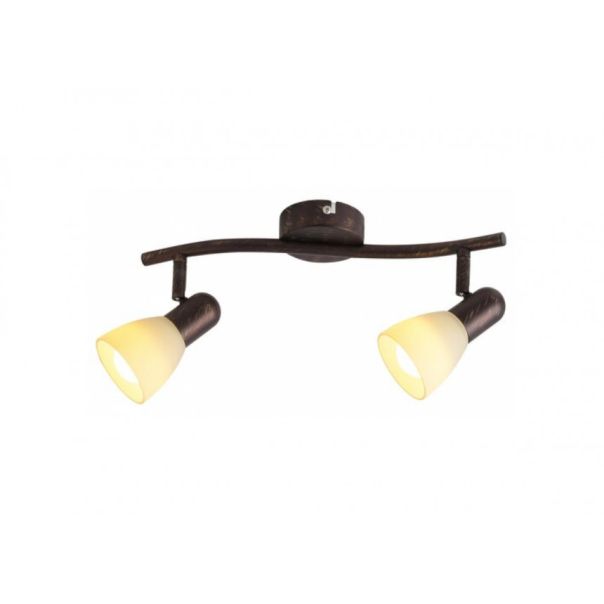 Rabalux Spot rasveta Soma E14 2x MAX 40W antično smeđe (6592) - 6592