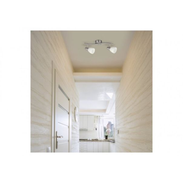 Rabalux Spot rasveta Soma E14 2x MAX 40W brušeni hrom (6302) - 6302