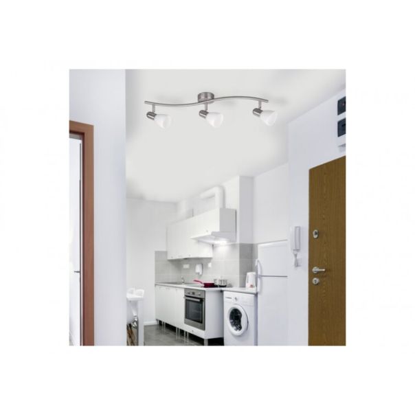 Rabalux Spot rasveta Soma E14 3x MAX 40W brušeni hrom (6303) - 6303