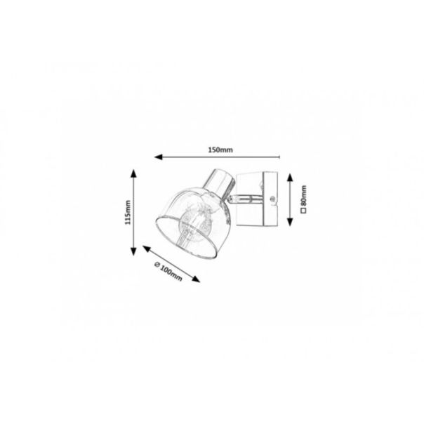 Rabalux Spot rasveta Tarien E14 1x MAX 40W hrom (3248) - 3248