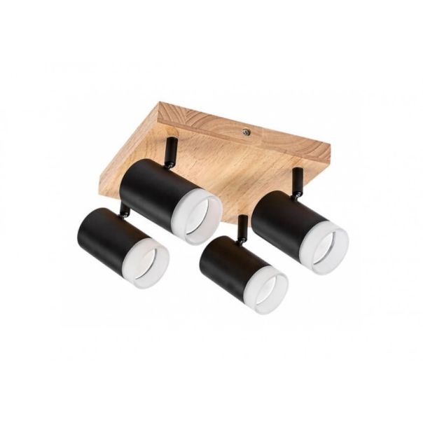 Rabalux Spot rasveta Toras GU10 4X MAX 5W hrast (73124) - 73124