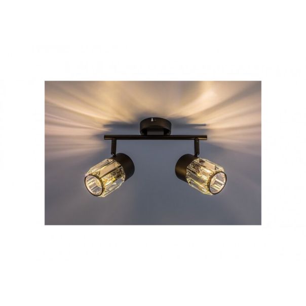 Rabalux Spot rasveta Venaro E14 2x MAX 15W crna (73060) - RAS003238A00000