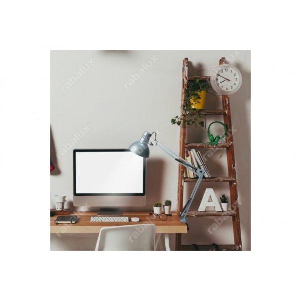 Rabalux Stona lampa Arno E27 1x MAX 60W srebrna (4216) - 4216