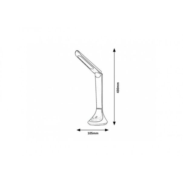 Rabalux Stona lampa Balor LED 5W crna (3958) - 3958