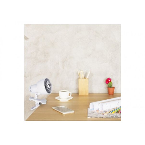 Rabalux Stona lampa Clip E14 R50 1x MAX 40W bela (4356) - 4356