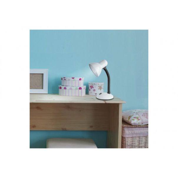 Rabalux Stona lampa Dylan E27 1x MAX 40W bela (4168) - 4168-1-1